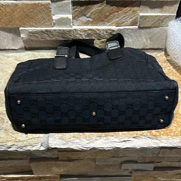 VINTAGE Gucci shoulder/tote bag with horsebit detail in VG used condition - Picture 2 of 15